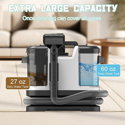 Portable Carpet & Upholstery Cleaner, Deep Cleaning