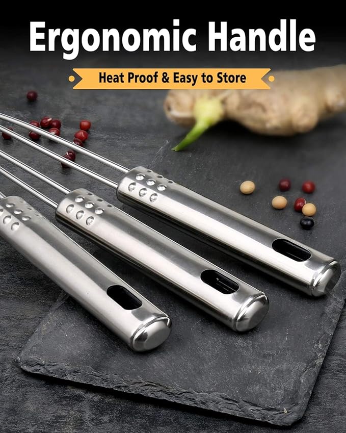 Enhanced Version Stainless Steel Spider Strainer Skimmer Ladle, Pasta Strainer