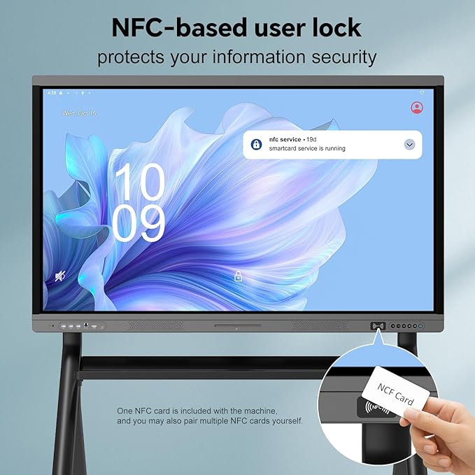 55" Smart Board, 4K Digital Whiteboard