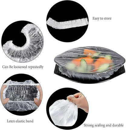 Fresh Keeping Bags, Plastic Sealing Bags Food Cover, Universal Kitchen Wrap