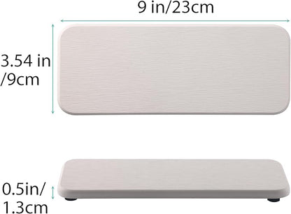 NiuYichee 2 Pcs Water Absorbing Stone Trays, Kitchen/Bathroom Sink Soap Dish