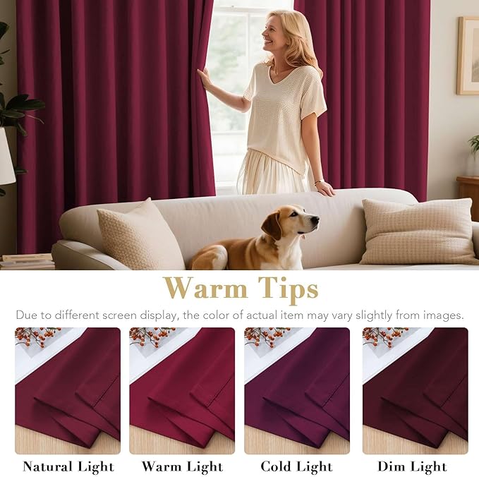 H.VERSAILTEX Premium Blackout Curtains