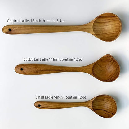 FAAY Small Serving Ladle | Eco Friendly Wooden Kitchen Tool