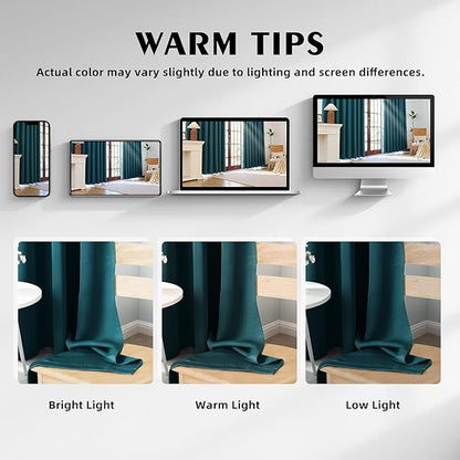 100% Blackout Curtains 84 Inch Length
