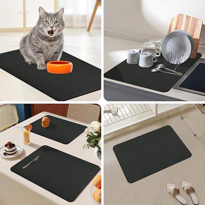 Bloss Coffee Mat 24"x16", Dish Drying Mat