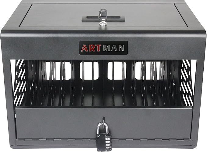 16 Device Wall-Mount Charging Station
