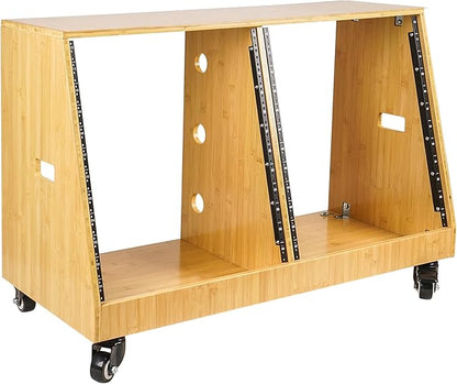 Sound Town DIY 2 x 12U Slanted Studio Rack