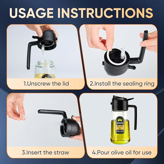 New Upgraded 2 in 1 Oil Sprayer