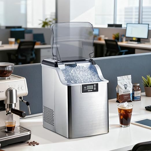 VEVOR Countertop Ice Maker, 44 lbs per Day, Self-Cleaning Portable Machine