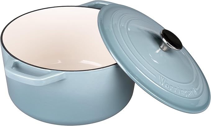 VORRINGARD Enameled Cast Iron Dutch Oven Pot