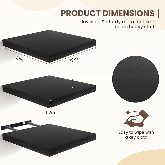 Fun Memories Floating Shelves for Wall