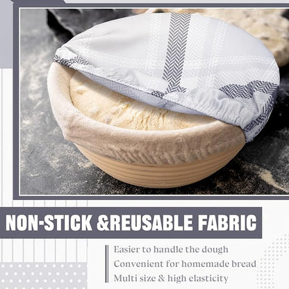 10 Pack Cloth Bowl Covers for Bread Rising