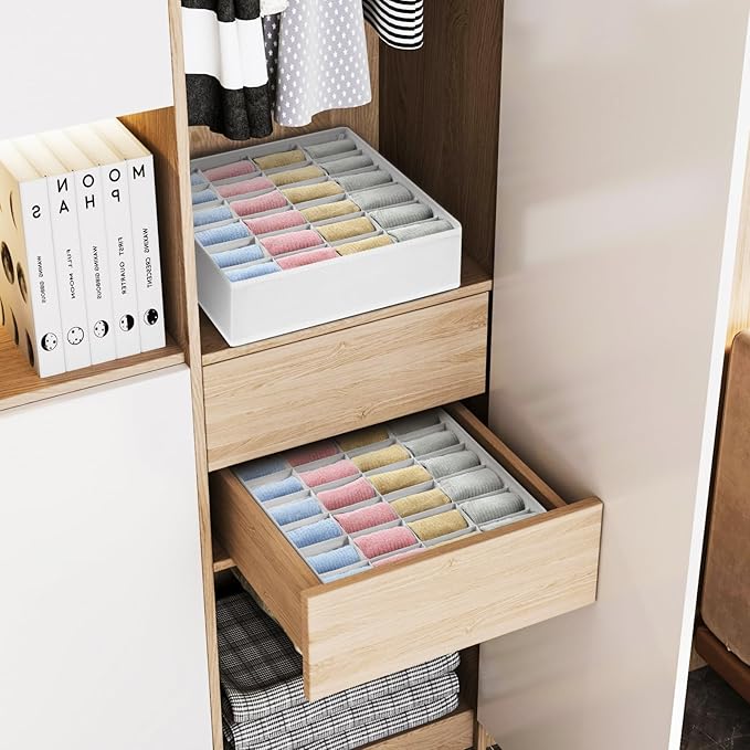 Joyoldelf Sock Organizer Drawer Organizer
