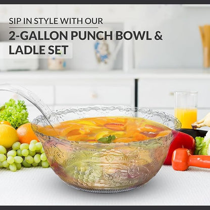 S.G Premium Quality Plastic Punch Bowl