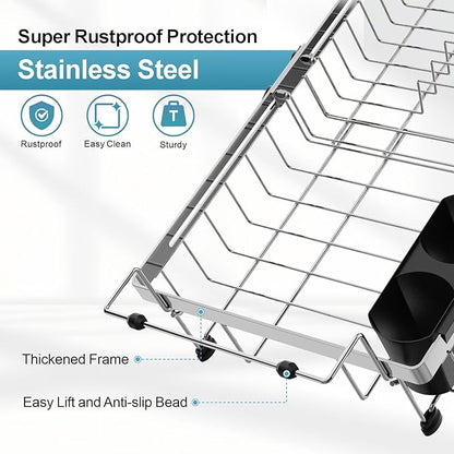 GSlife Over Sink Dish Drying Rack