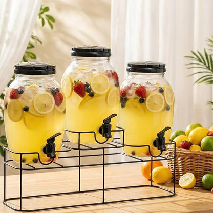 Tanlade 3 Pcs Plastic Drink Dispenser