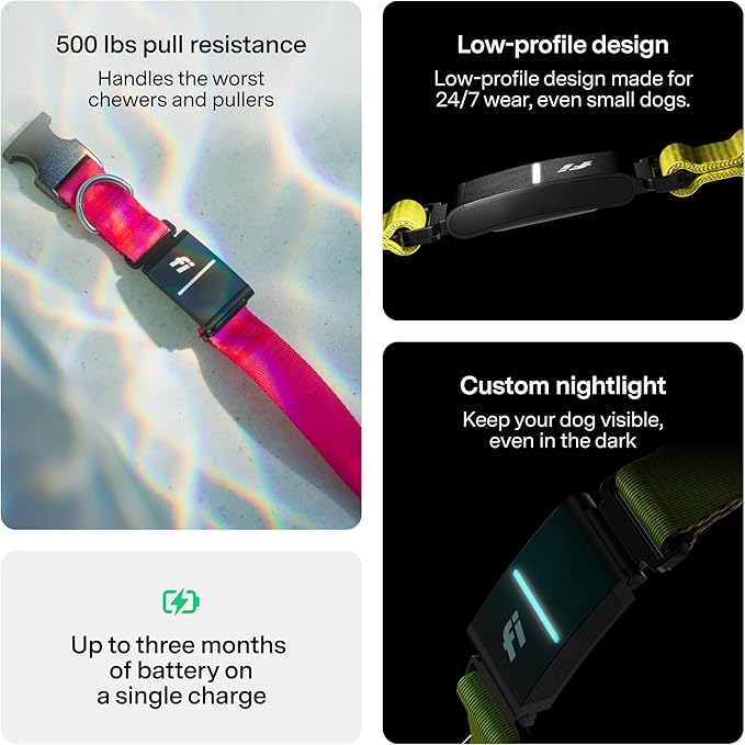 New Fi Series 3+ Smart Dog Tracker Collar GPS Tracker