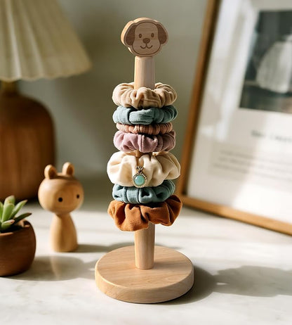 KitchLife Cute Wooden Paper Towel Holder Countertop