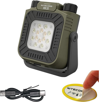Nitecore NWL30 3000 Lumen USB-C Rechargeable Outdoor Lantern Work Light
