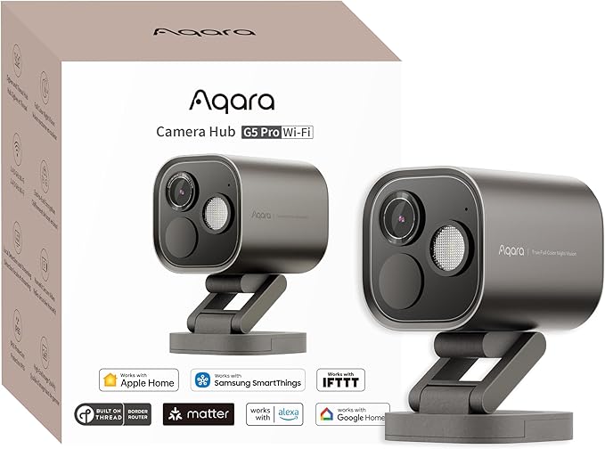 Aqara 4MP Camera Hub G5 Pro WiFi, True Color Night Vision Security Camera