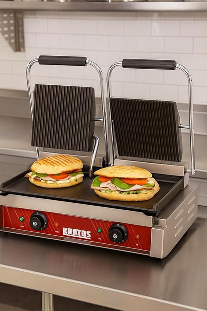 Kratos Commercial Electric Panini Sandwich Grill