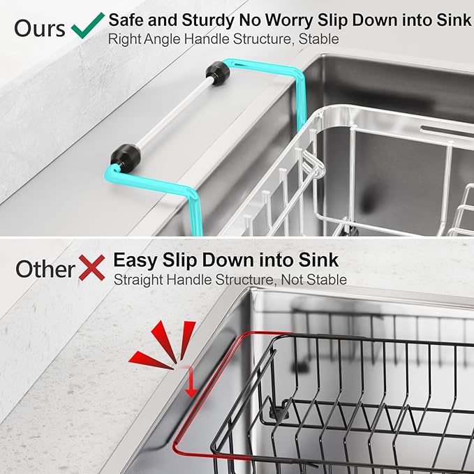 GSlife Small Sink Dish Drying Rack