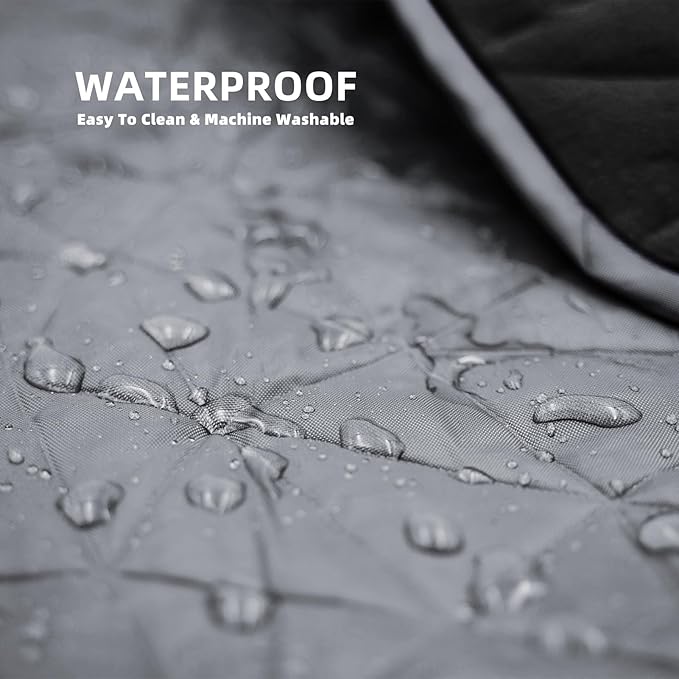 Outdoor Waterproof Blanket, Foldable Fleece Stadium Blanket for Outdoor Sports Event, Camping, Car, Pet, Picnics - Windproof, Wearable, Machine Washable 80" x 58" (Smoky Gray)