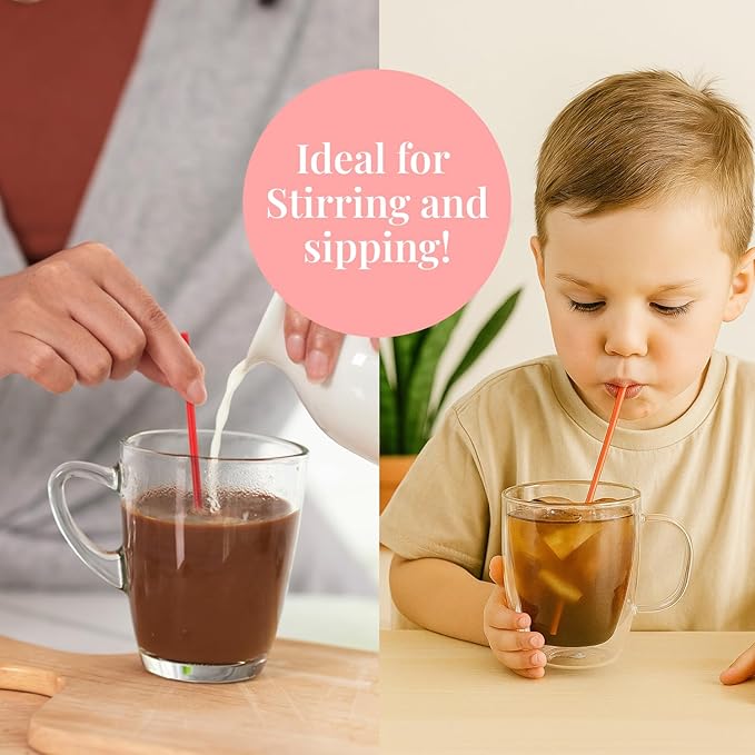 Prestee 2000 Count Red Coffee Stirrers