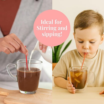 Prestee 2000 Count Red Coffee Stirrers