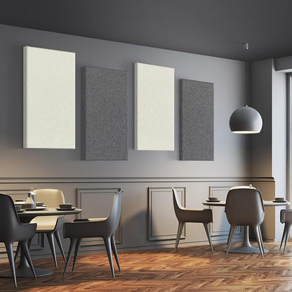 UMIACOUSTICS 2 PCS Acoustic Panel, 47.2" x 23.6" Fiberglass Sound Proof Wall