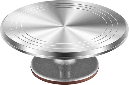 12-Inch Aluminum Alloy Cake Turntable