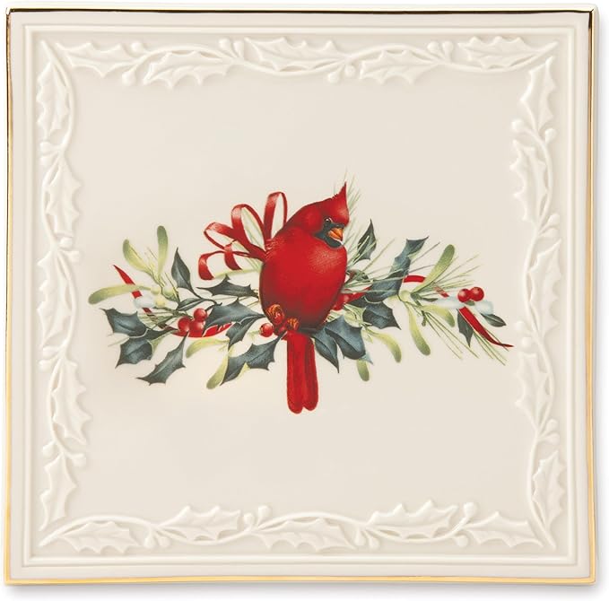 Lenox 870608 Winter Greetings Trivet, Christmas & Holiday Hosting