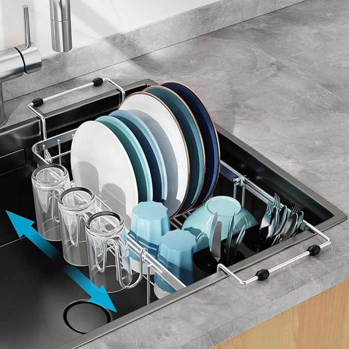 GSlife Small Sink Dish Drying Rack