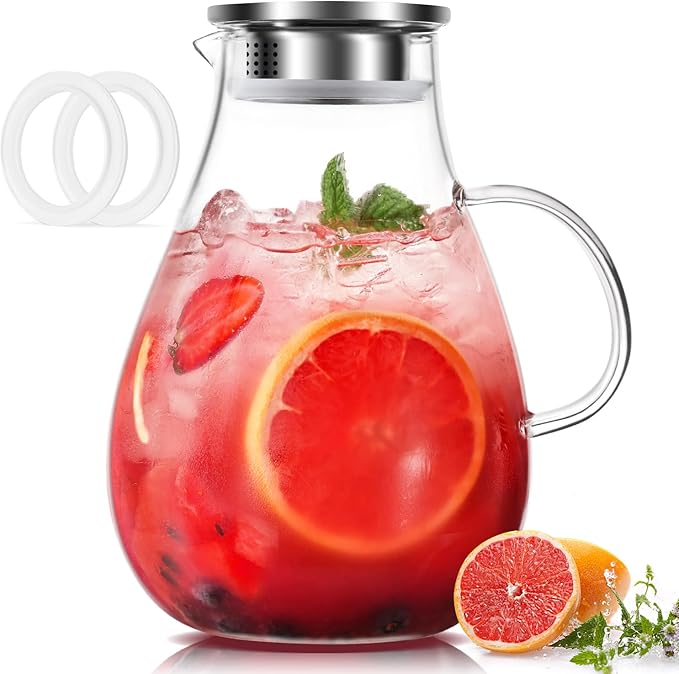 LUNA & MANTHA Glass Pitcher