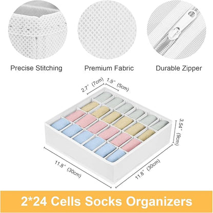 Joyoldelf Sock Organizer Drawer Organizer