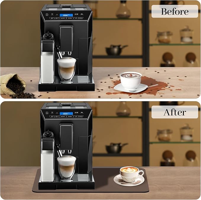 Bloss Coffee Mat, Bar Mat, Hide Stain Absorbent Drying Mat
