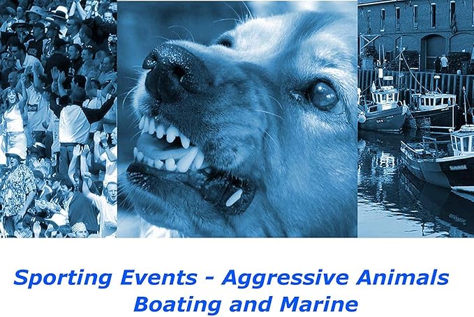 3.5oz Air Horn, Very Loud! Ideal for Marine and Boating, Hiking, Camping, Sports Events, Protect Your Kids From Aggressive Animals! (2 Units)