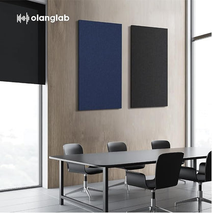 Olanglab Acoustic Panels 2 Pack, Fabric Wrapped Sound Proof Foam Panels