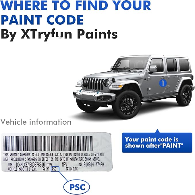 PWD/JWD Ivory Touch Up Paint for Jeep, DIY Car Paint Scratch Repair Kit, Automotive Paints, Quick & Easy Fix Scratch Repair for Grand Cherokee