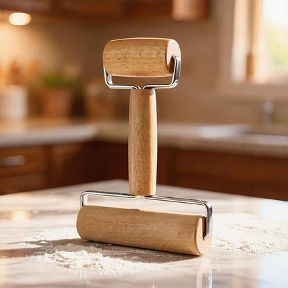 Pizza Rolling Pin Small Rolling Pin Wooden Dough Roller Non Stick Pizza Dough