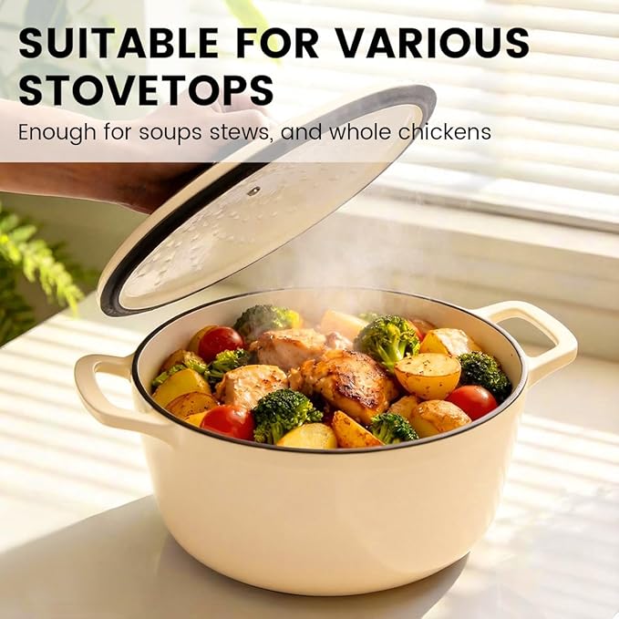Enameled Cast Iron Dutch Oven