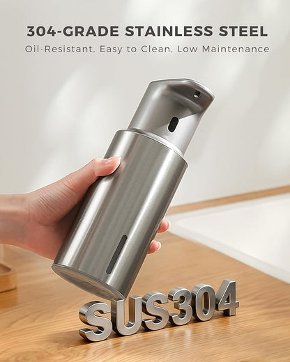 Automatic Liquid Soap Dispenser Touchless, 304 Stainless Steel Bottle Body