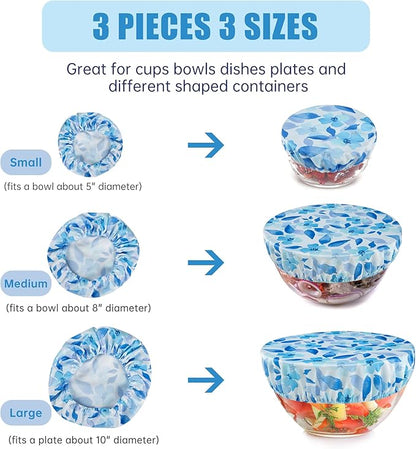 wegreeco Elastic Reusable Bowl Covers