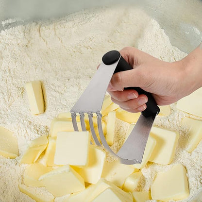 Tosnail Pastry Cutter, Dough Blender, 3 Cup Flour Sifter and Biscuit Cutter