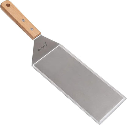 Stainless Steel Metal Griddle 4 x 8 inch Spatula
