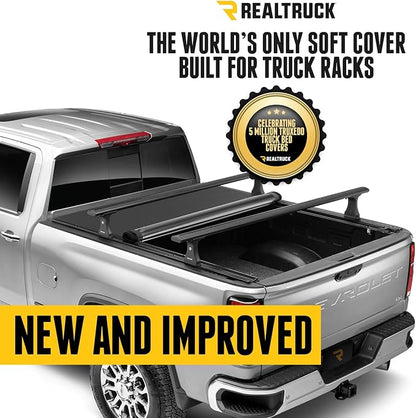 RealTruck TruXedo Pro X15 TS Soft Roll Up Truck Bed Tonneau Cover | 1271116 | Fits 2007-2014 Chevy/GMC Silverado/Sierra 1500/2500/3500HD 6' 7" Bed (80.4")