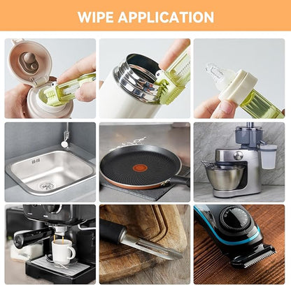 3 in 1 Cup Lid Gap Cleaning Brush Set, Silicone Cup Lid Gap Cleaner, Home