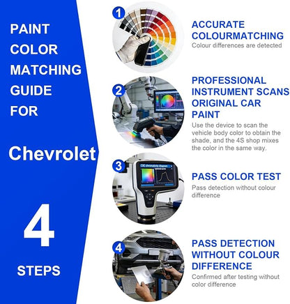 GAN/WA636R Silver Ice Touch Up Paint Compatible with Chevrolet, Car Paint Scratch Remover for Nicks & Chips Repair, Automotive Paints Exact Match Chevy Silverado/Equinox/Malibu/Tahoe/Camaro
