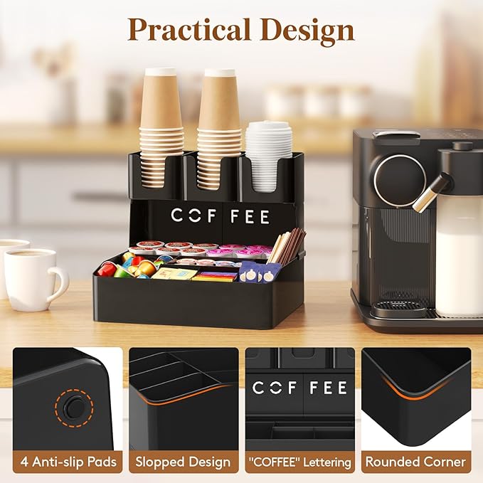 Lifewit 2-tier Coffee Station Organizer Caddy