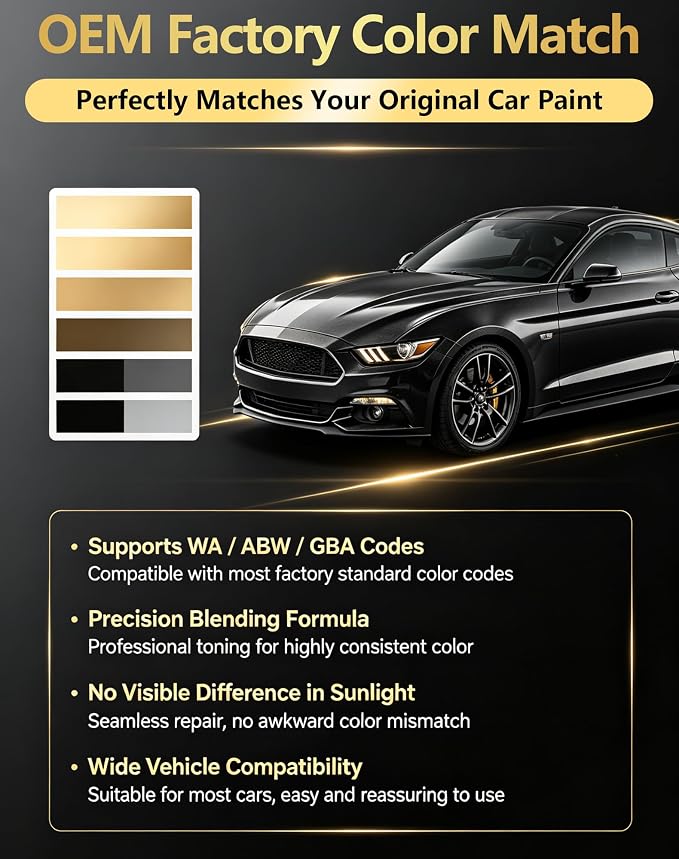 Race Red (PQ) Touch Up Paint for Ford with A/B Wax OEM Exact Match,Scratch Repair Kit,2-In-1 Tip/Brush,Quick Dry Anti-Rust Waterproof Paint F-150,Mustang,Explorer,Bronco